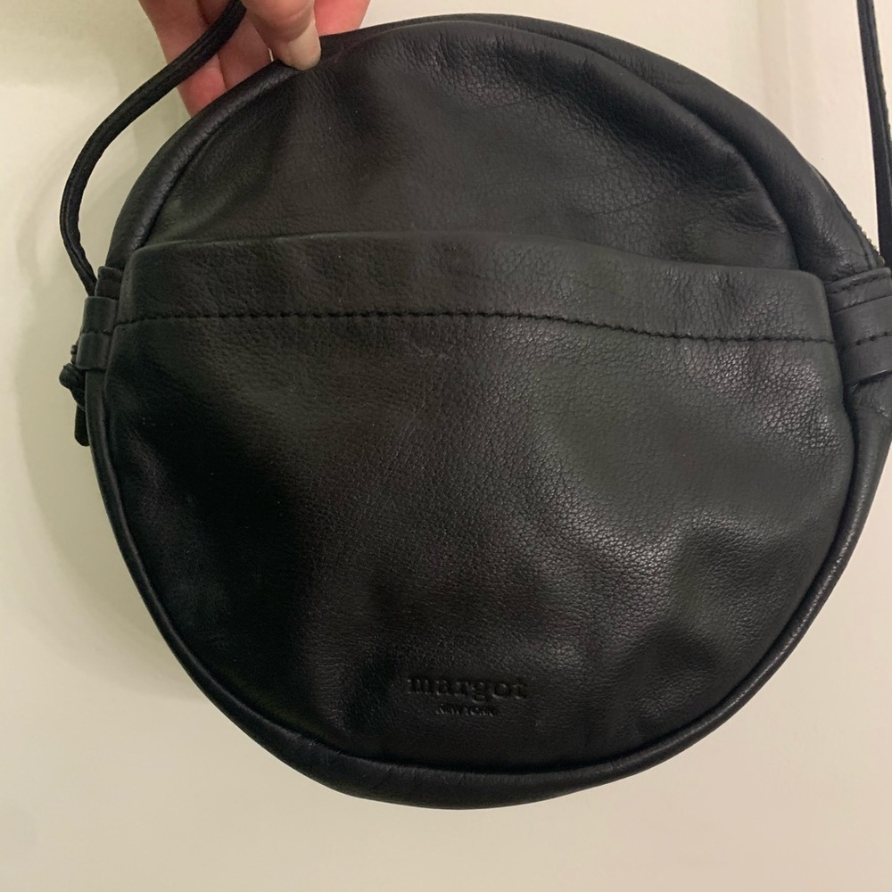 Margot Round Leather Crossbody